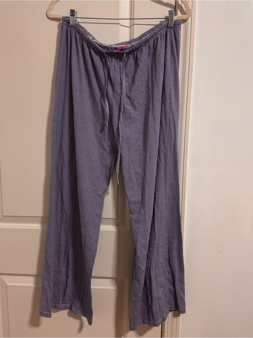 Edikted Navy & White Striped Lounge Pajama Pants